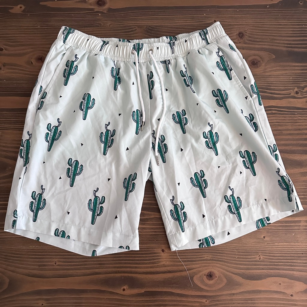 Mosmann Australia Swim Trunks L Cactus Print
